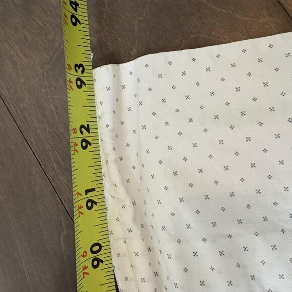 Lauren Ralph Lauren Sheet Twin Size White Gray Mini Dot Print 100% Cotton - Picture 5 of 7